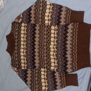 Vintage wool sweater turtleneck
